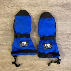 OR Outdoor Research Modular Mitts Blue Black GORE-TEX  Adult Sz Small